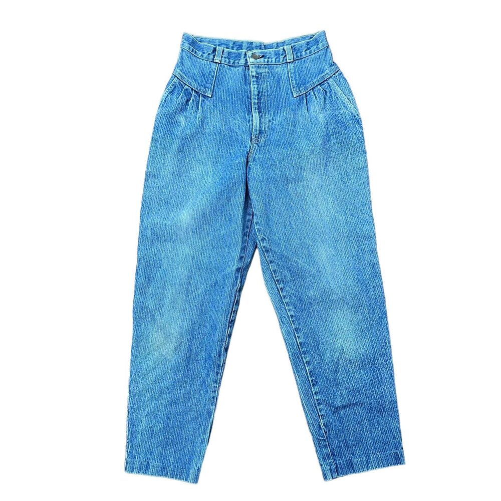 Cheryl Tiegs Size 12 Jeans Vintage 70s Pleated‎ Front Baggy Bareback High Rise